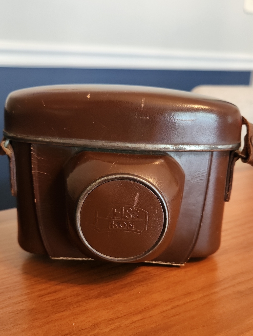 ZEISS IKON Brown Leather Camera Case with Strap